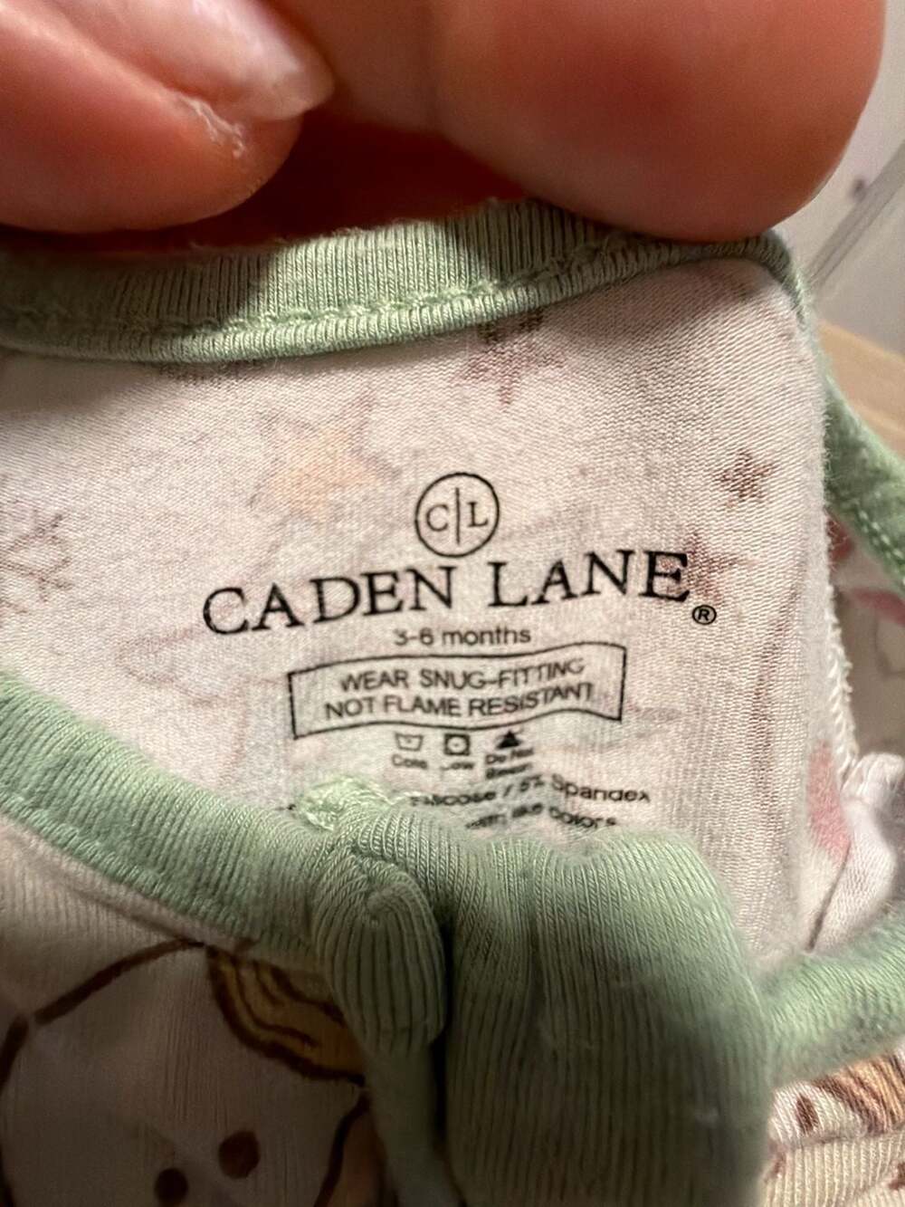 Caden Lane Holiday Snowman Christmas Footie 3-6 Months